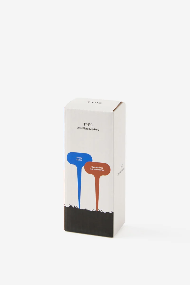 Typo 2 Pk Plant Markers